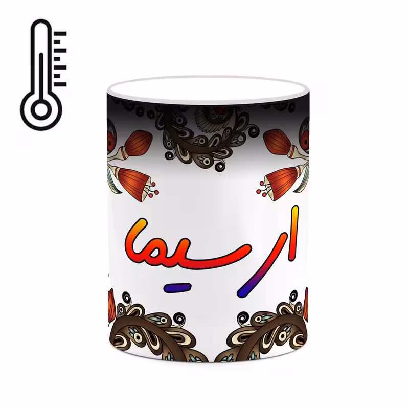 ماگ حرارتی   اسم ارسیما  سنتی گل و بته کد mgh43451