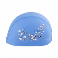 کلاه شنا بچه گانه PU- Qian ri Hong HMK | آبی/صورتی