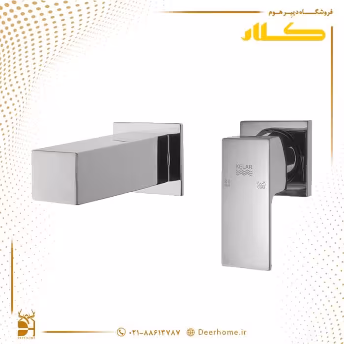 شیر روشویی توکار کلار مدل فلت لاکچری