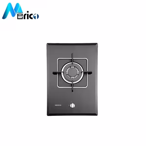 گاز رومیزی استیل البرز کد G1351 یک شعله شیشه