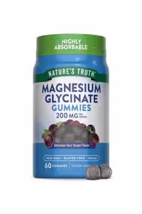 پاستیل وگان منیزیم گلیسینات Nature's Truth ـ بسته 60 عددی