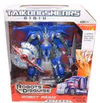 ربات تبدیل شونده دستی ( ترنسفرمر)آبی