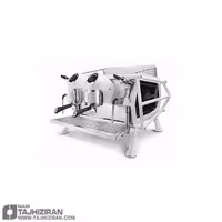 اسپرسو ساز صنعتی سن رمو دو‌ گروپ مولتی بویلر کافه ریسر ‌Café Racer Naked Custom Full White