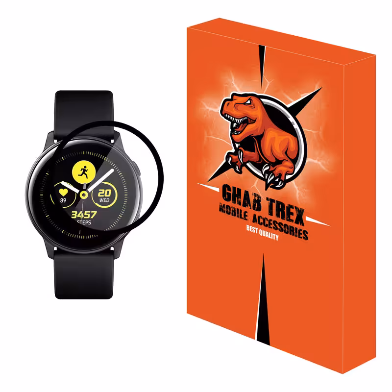 محافظ صفحه نمایش قاب تی رکس مدل PMMA مناسب برای ساعت هوشمند سامسونگ Galaxy Watch Active 40