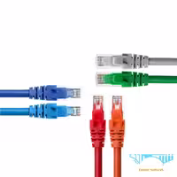 کابل پچ کورد 0.3 متری کی نت پلاس KP-N1031 CAT6 UTPk-net cat6 UTP patch cord cable 0.3m