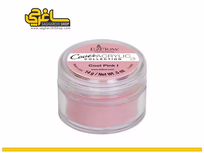 پودر کاشت ناخن هلویی روشن 14 گرم ایزی فلو EzFlow COOL PINK