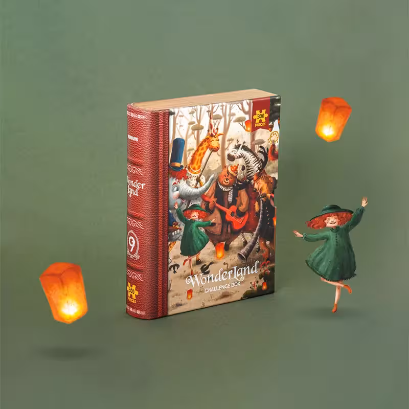 پازل کودک KID FANS مدل موسیقی در جنگل Wonder Land MUSICIAN IN JUNGLE کد KS2422