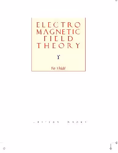 خرید و دانلود نسخه کامل کتاب Electromagnetic field theory