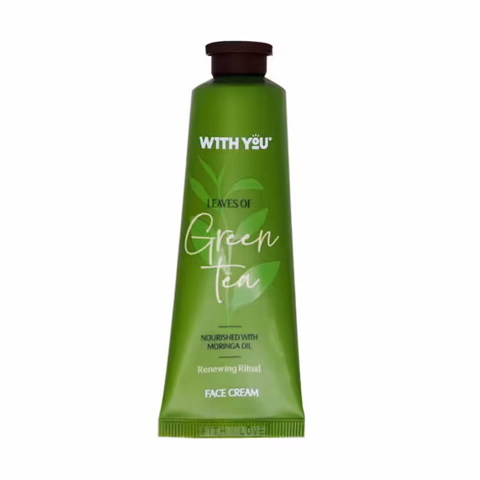 کرم مرطوب کننده صورت حاوی عصاره چای سبز ویت یو | With you Face Cream with Green Tea