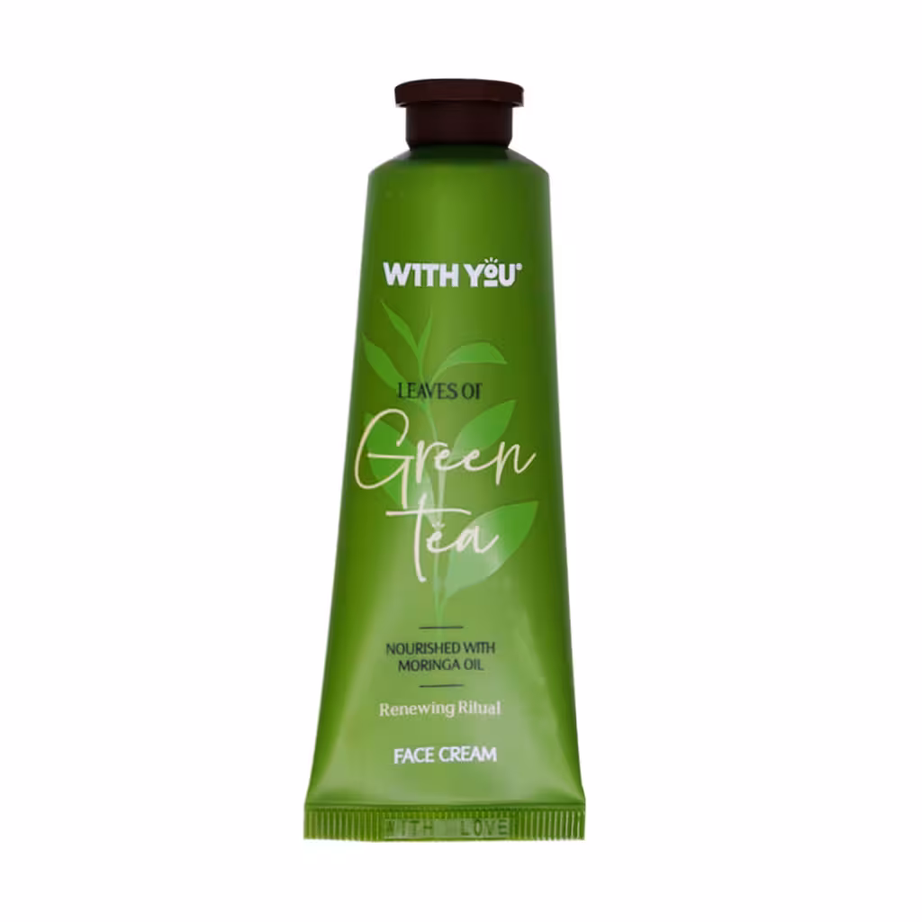 کرم مرطوب کننده صورت حاوی عصاره چای سبز ویت یو | With you Face Cream with Green Tea