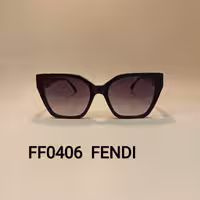 عینک آفتابی زنانه کائوچو های کپی فندی FENDI مدل 0406
