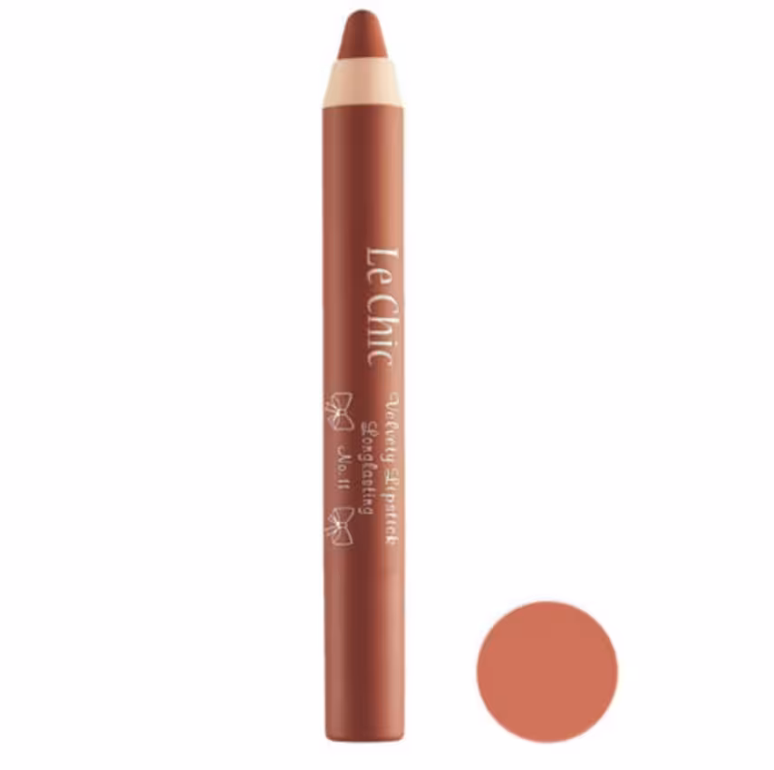 رژ لب مدادی لچیک شماره 11 – رنگ گوشتی ملایم