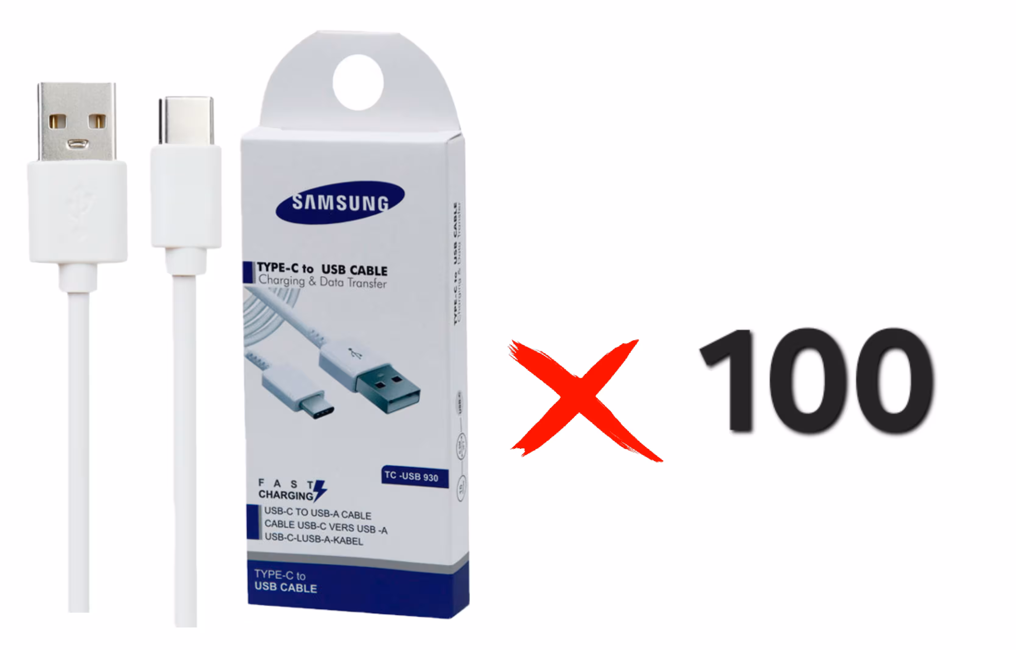 کابل تایپ سی Samsung TC-USB 930 1m سبد 100 عددی