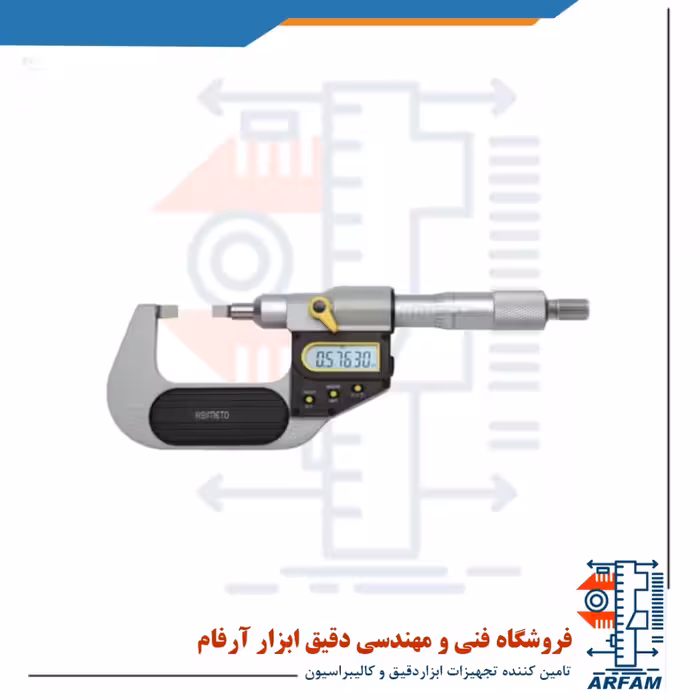 میکرومتر فک پیچ گوشتی دیجیتال آسیمتو 75-50 خارج سنج مدل 0-03-117