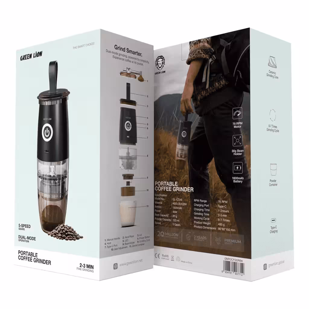 آسیاب قهوه قابل حمل گرین Green Lion Portable Coffee Grinder