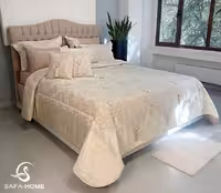 سرویس روتختی عروس النا 9 تکه نسکافه‌ای