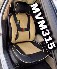 روکش صندلی خودرو MVM 315، چرم، مدل گوچی، دارای جای موبایلی و پد طبی، کیفیت بالا