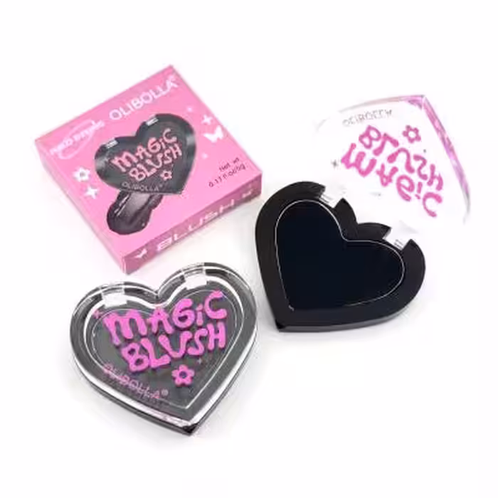 رژ گونه جامد قلبی جادویی و حرارتی سیاه اولی بولا