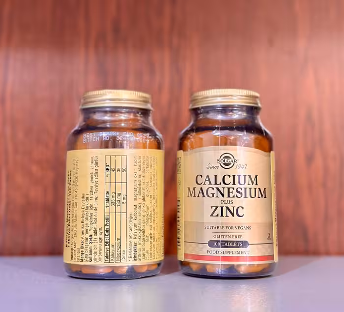 قرص کلسیم منیزیم سولگار 100عددی ترکیه