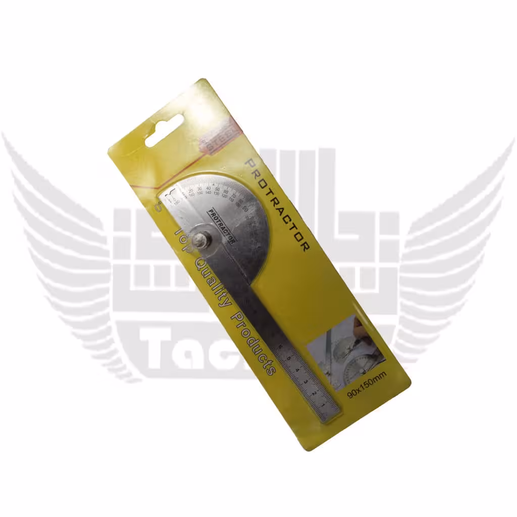 نقاله فلزی 180 درجه زاویه سنج