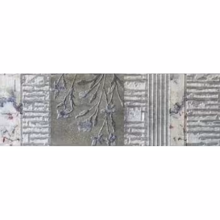 کاشی فخار رفسنجان مدل ورسای طوسی تک گل B 25*75