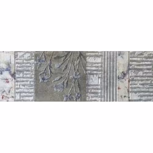 کاشی فخار رفسنجان مدل ورسای طوسی تک گل B 25*75