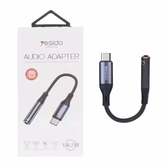 تبدیل USB-C به AUX یسیدو مدل YAU38