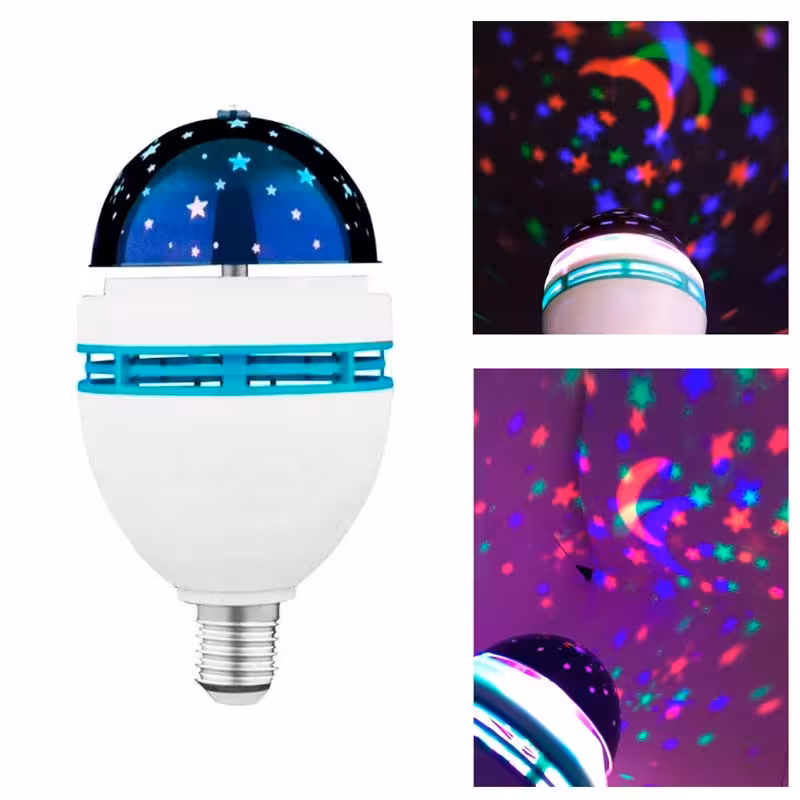 لامپ رقص نور گردان ماه و ستاره