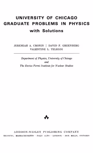 خرید و دانلود نسخه کامل کتاب University of Chicago graduate problems in physics