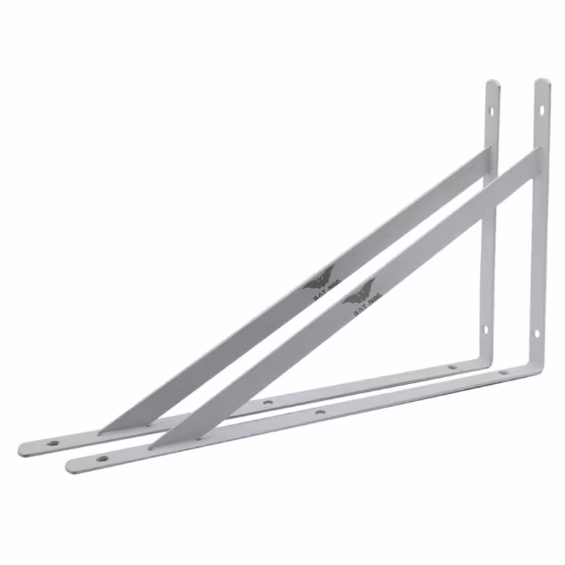پایه نگهدارنده طبقه دیواری مدل بت کد YP3-300x190MM مجموعه 2 عددی | کالا مکس