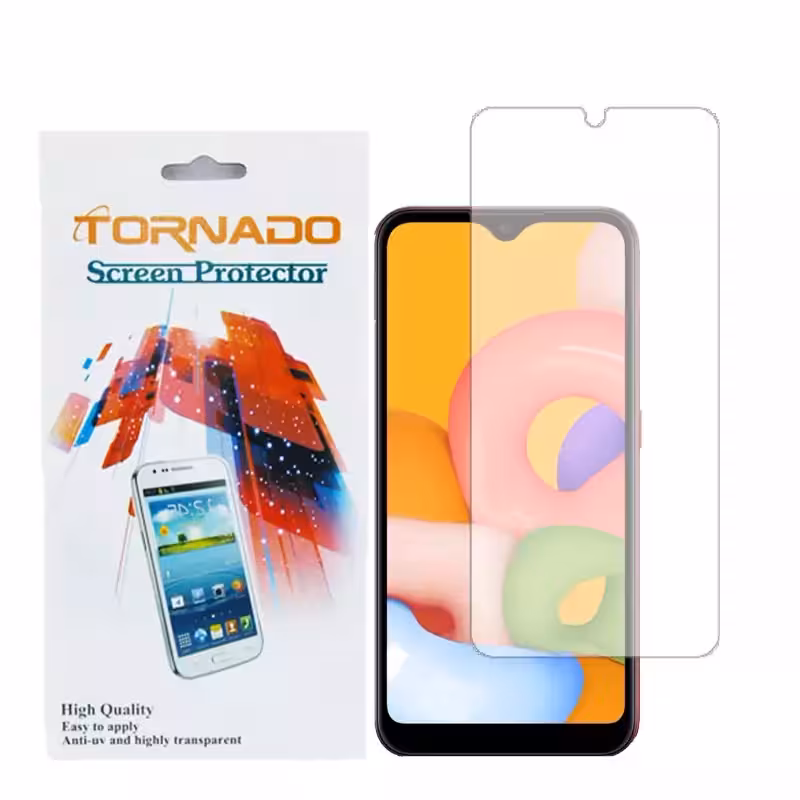 محافظ صفحه نمایش تورنادو مدل نانو گلس مناسب برای موبایل سامسونگ Galaxy A01