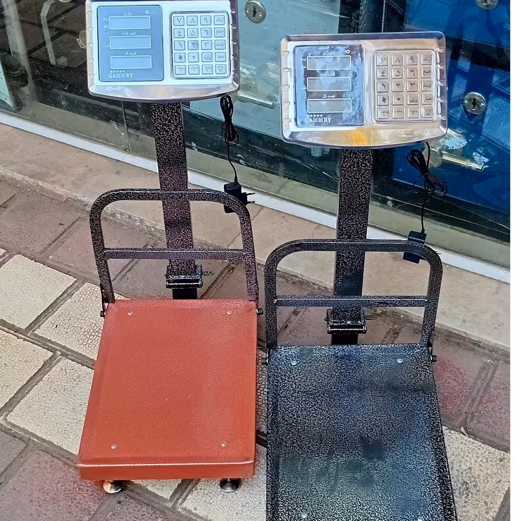 ترازو باسکول 200 کیلویی گارددار تاشو کیبورد استیل