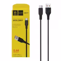 کابل شارژ فست DENMEN Type C مدل D01T – مشکی