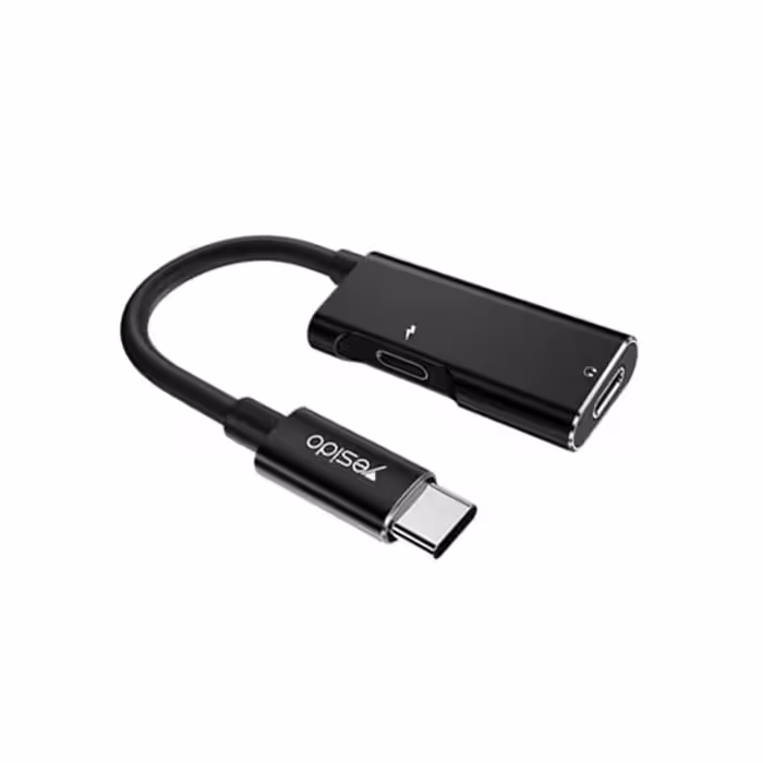 مبدل Aux تایپسی یسیدو YESIDO YAU23 با قابلیت شارژ