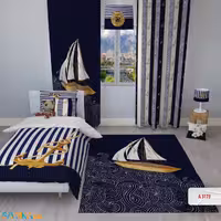 سرویس روتختی طرح قایق یک نفره کد A3173