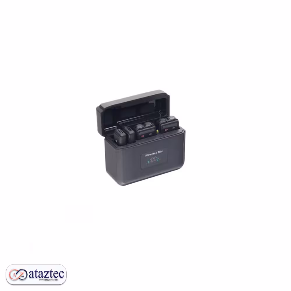 میکروفون یقه ای حرفه‌ای بی‌سیم مدل MMD-F37 | با فناوری هوشمند کاهش نویز