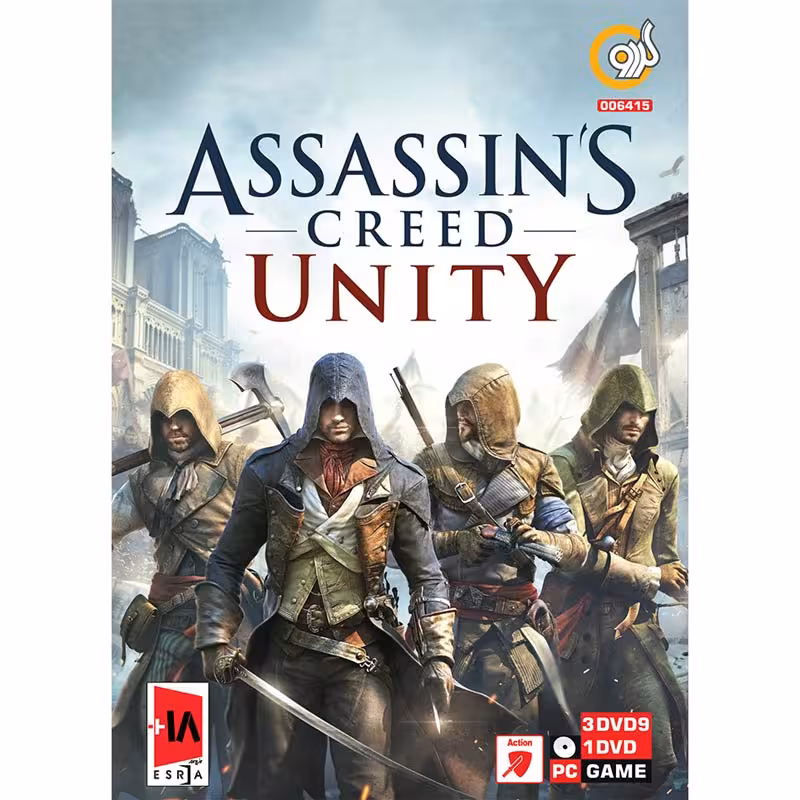 Assassins Creed Unity PC 3DVD9 1DVD5 گردو