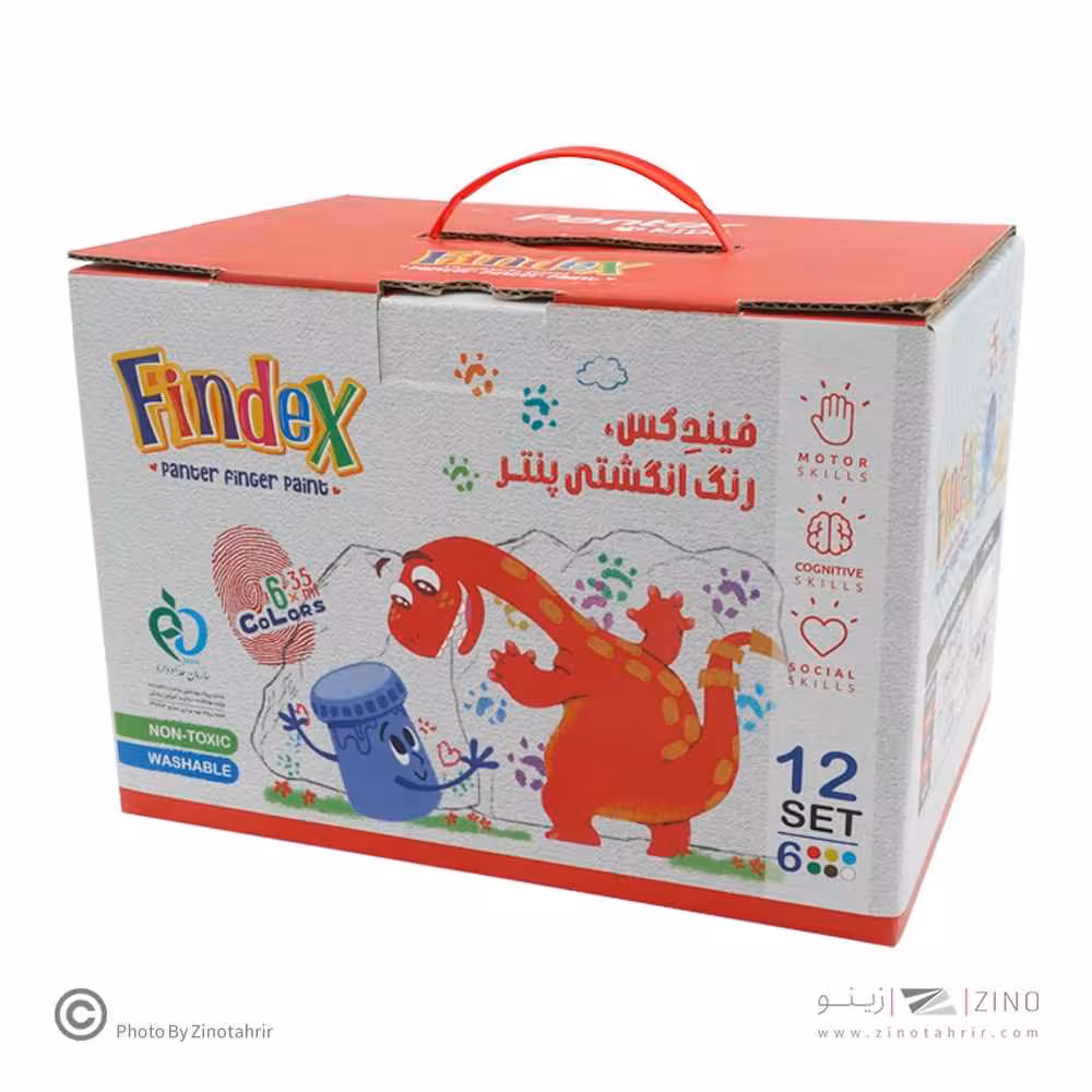 رنگ انگشتی6رنگ(35میل) پنترکدFP-105-6