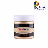 رنگ تزئینی آکرلیک طلایی روشن ساندورا ربعی 300 گرمی