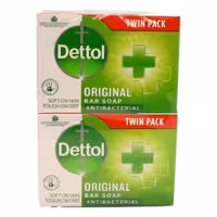 صابون ضد باکتری Dettol بسته دو عددی (هر عدد 100 گرم)