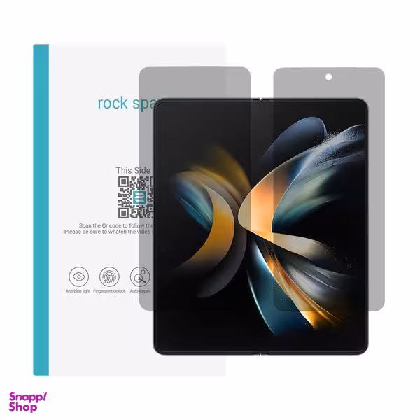 محافظ صفحه نمایش حریم شخصی راک اسپیس (Rock Space) مدل 180F-02Y مناسب برای گوشی سامسونگ Galaxy Z Fold4