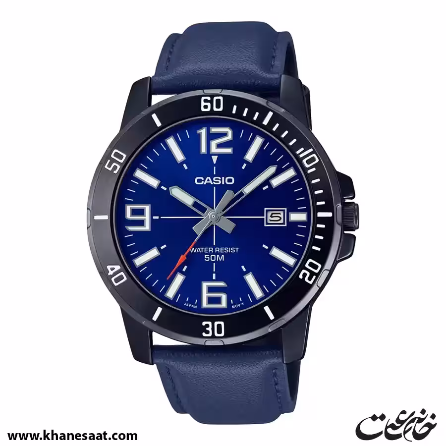 ساعت مچی مردانه کاسیو مدل MTP-VD01BL-2BVUDF