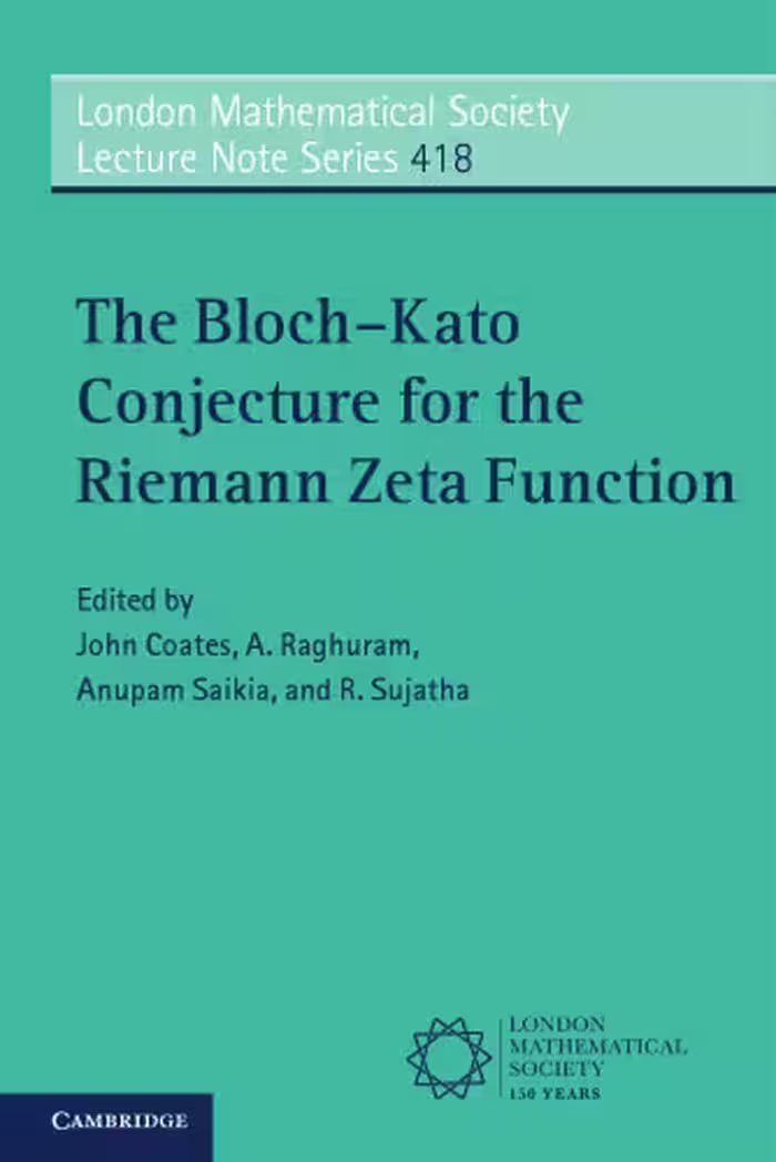 خرید و دانلود نسخه کامل کتاب The Bloch-Kato Conjecture for the Riemann Zeta Function