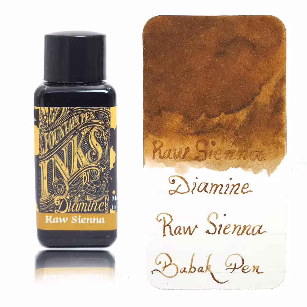 جوهر خودنویس دایامین سینا خام DIAMINE INK Raw Sienna