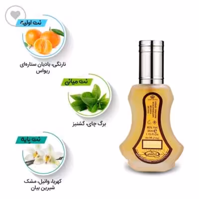 عطر ادکلن زیدان کلاسیک رایحه فندی 35 میل الرحاب