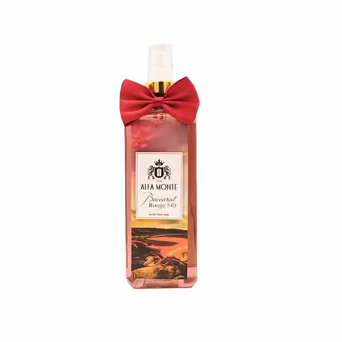 بادی اسپلش زنانه باکارات رژ 540 آلفا مونته مدل Alfa Monte Baccarat Rouge 540 Body Splash