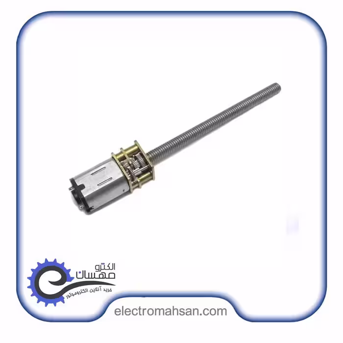 موتور دیسی گیربکس دار خطی 100 دور 12 ولت M4*55 مدل ZGA12