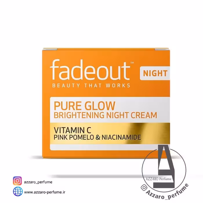 کرم شب روشن کننده فیداوت (فید اوت)  حاوی ویتامین سی حجم 50 میل