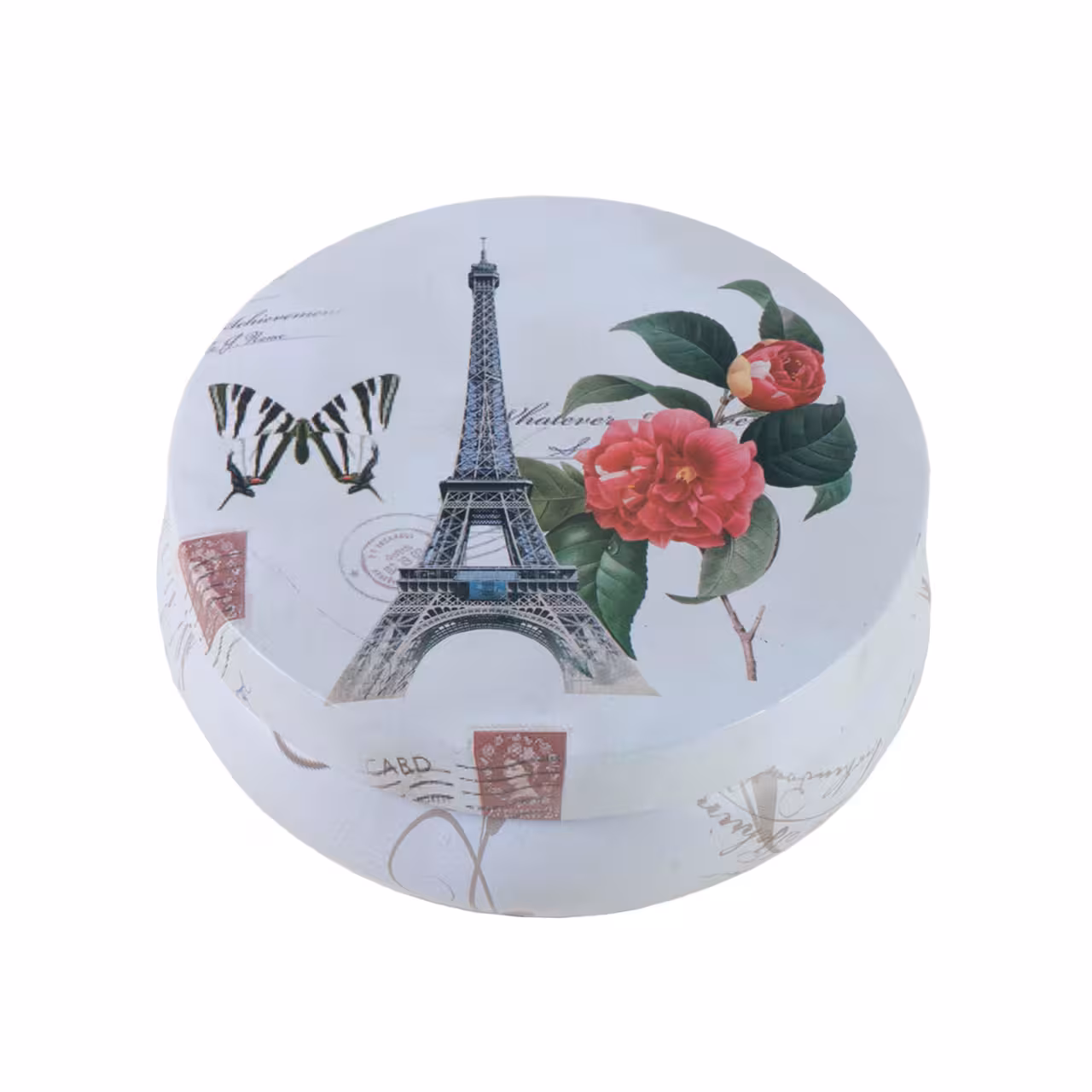 قوطی فلزی مدل عدسی سایز کوچک