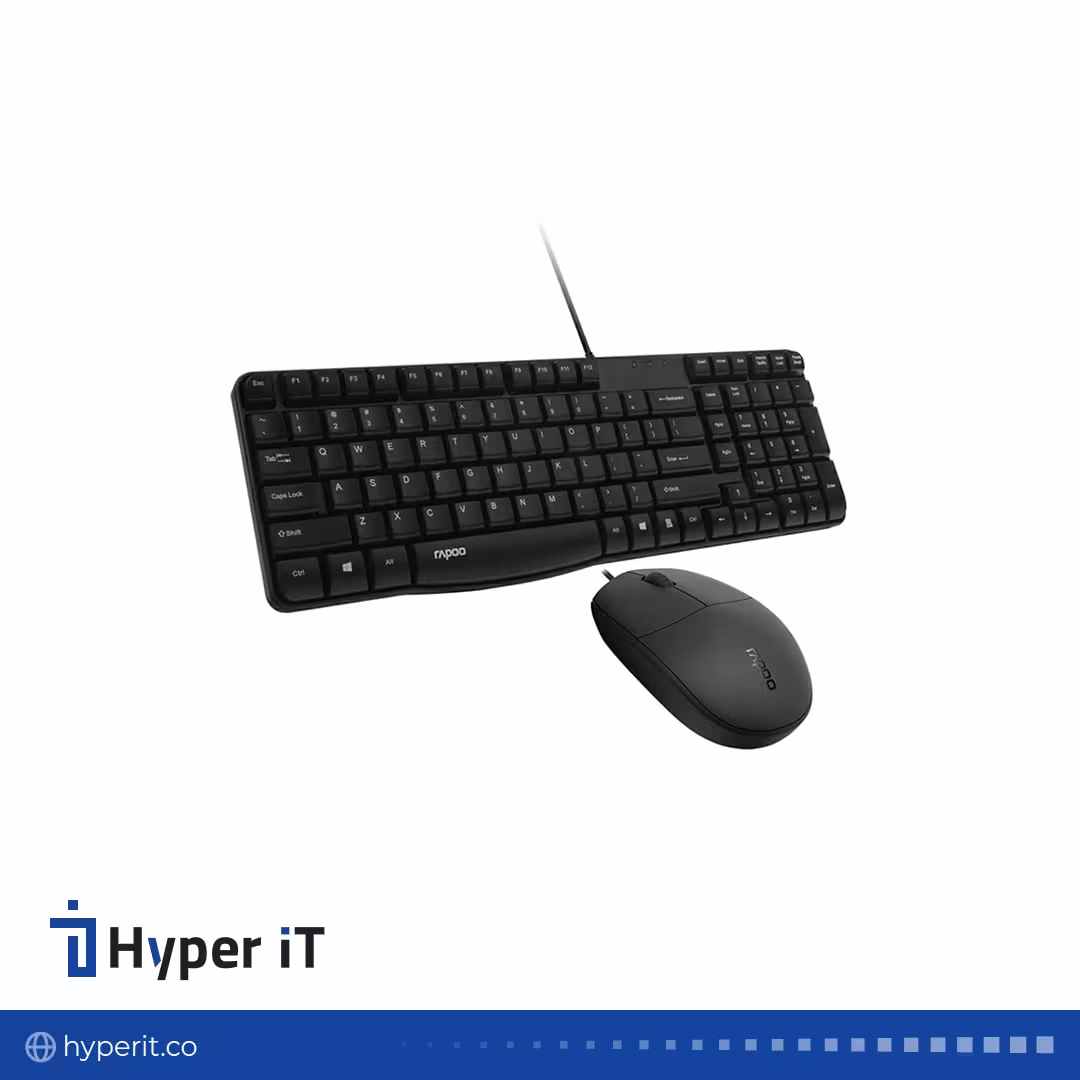 کیبورد و ماوس سیمی رپو X120S مشکی